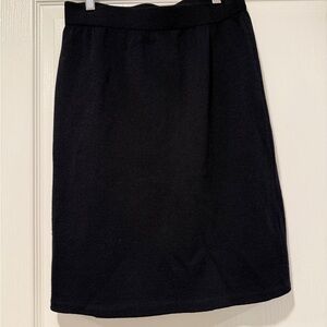 St John Knit Black Women's Pencil Skirt
